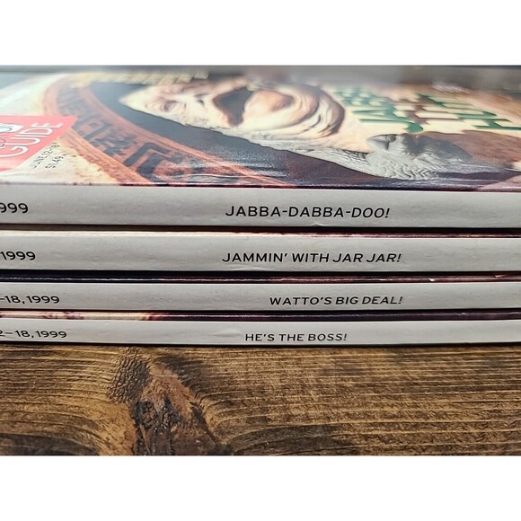 Vintage Star Wars Vintage TV Guide Lot 1999 STAR WARS Cover Lot Of 4 - Picture 8 of 10